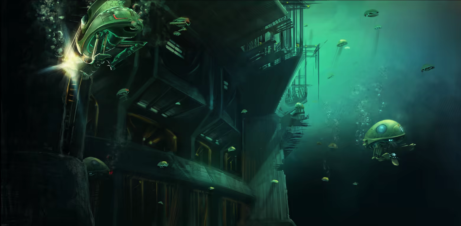 Иллюстрация из описания игры Bot Colony _redux