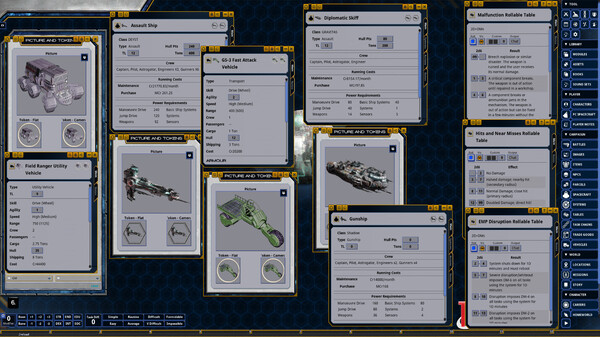 Fantasy Grounds - Traveller - Field Catalogue