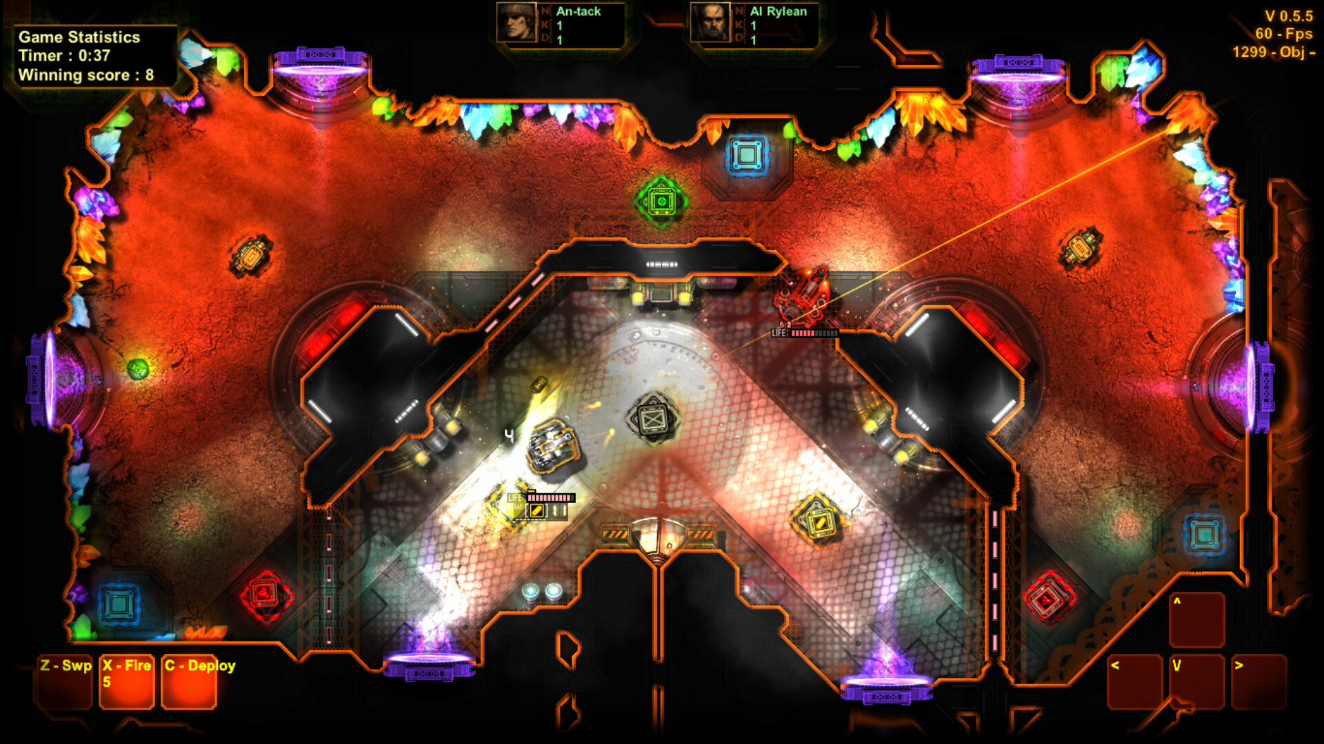 Steel shadows arena screenshot #6