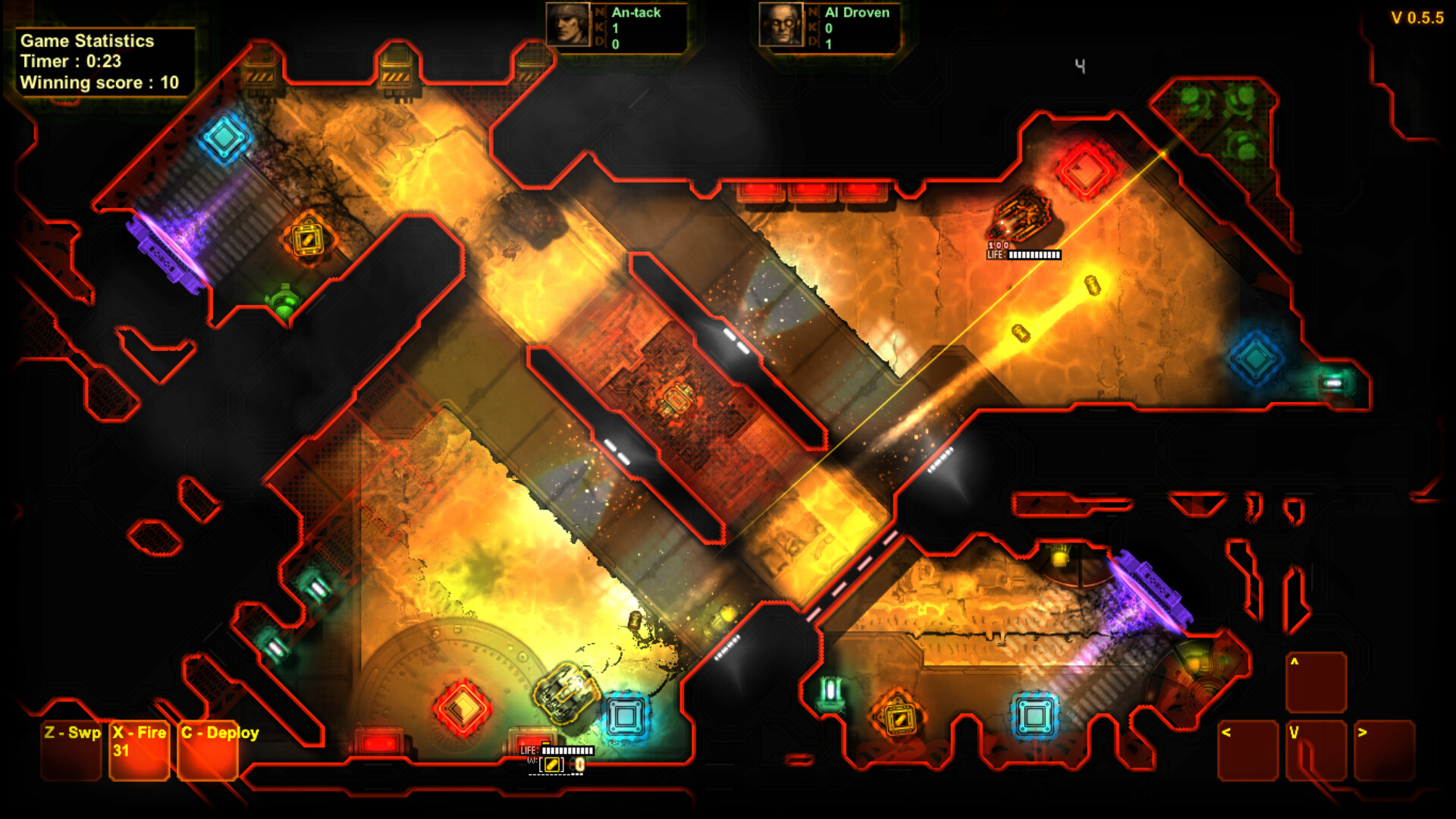 Steel shadows arena screenshot #7