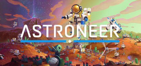 Steam header art for ASTRONEER