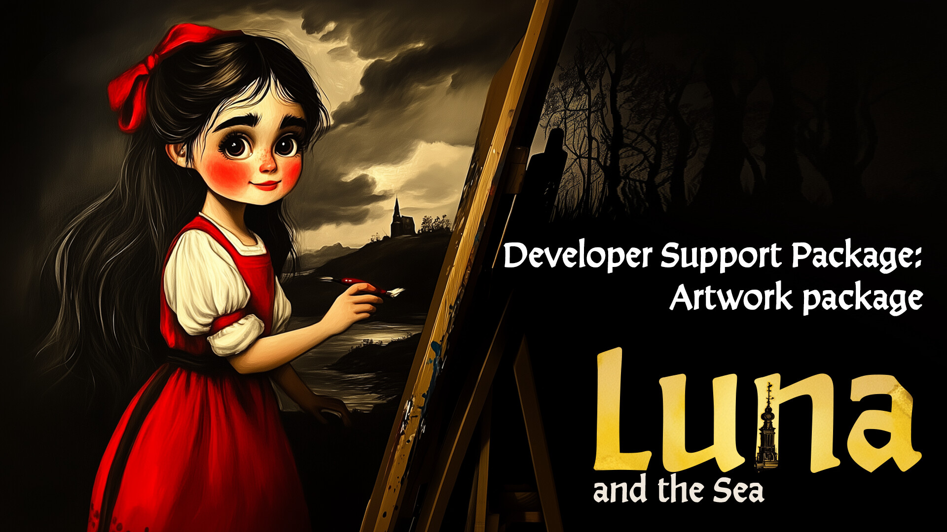 Luna and the Sea - Artwork pack (Supporter Pack) Featured Screenshot #1