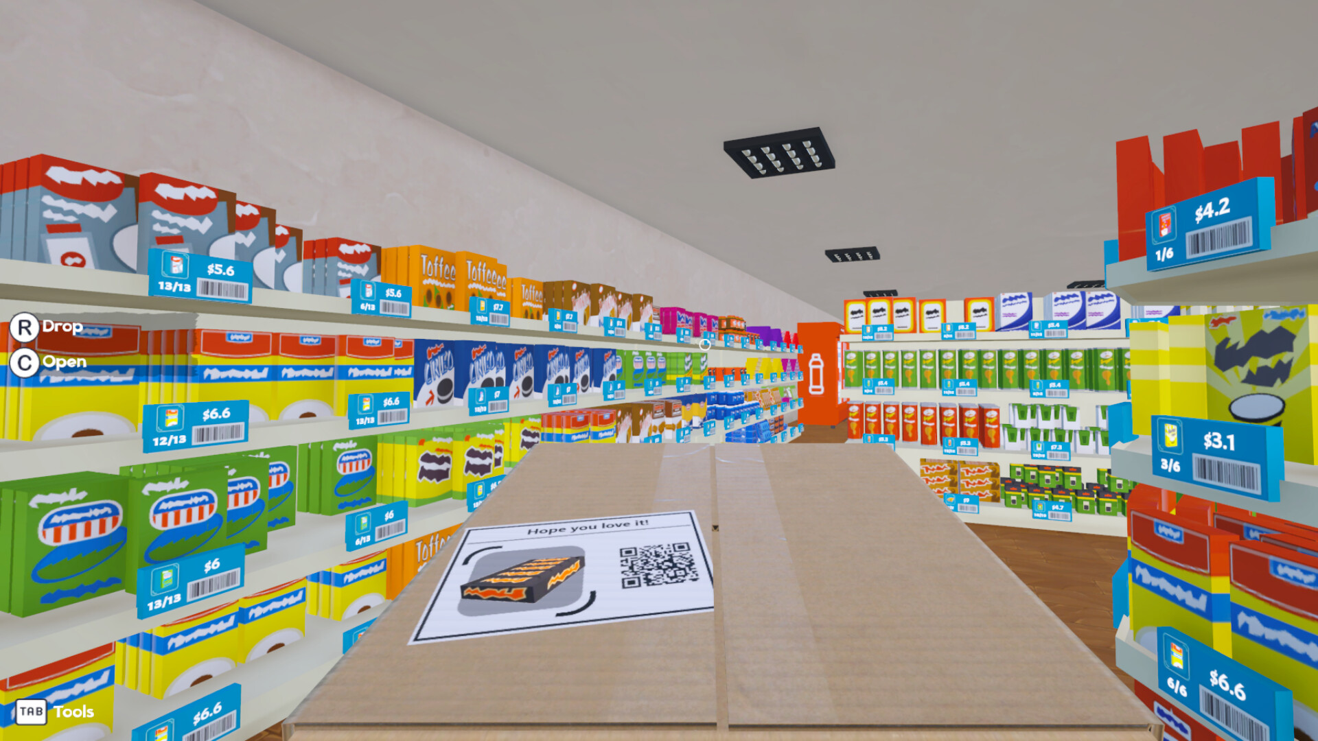 #3. City Supermarket Simulator (Steam) By: Tusi Games