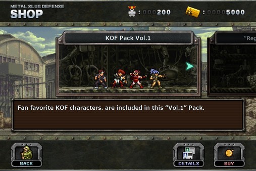 METAL SLUG DEFENSE - “KOF Pack” Vol.1