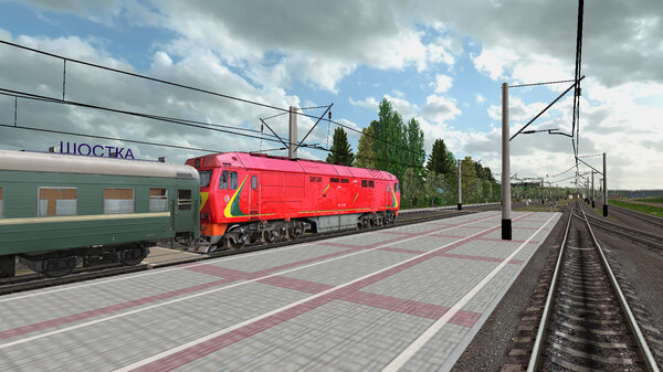 ZDSimulator - TEP70BS Locomotive — скриншот 3