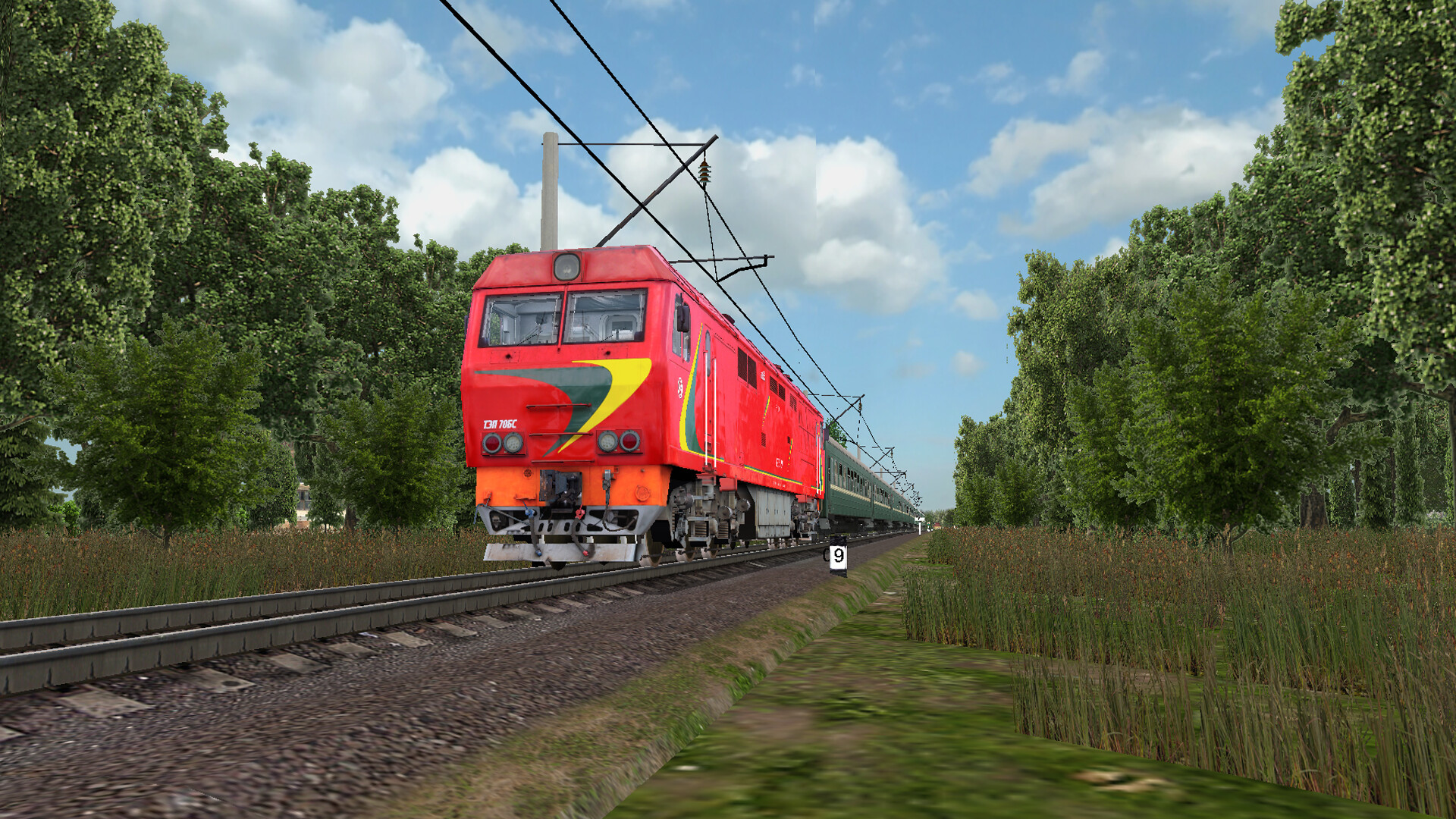 ZDSimulator - TEP70BS Locomotive Featured Screenshot #1