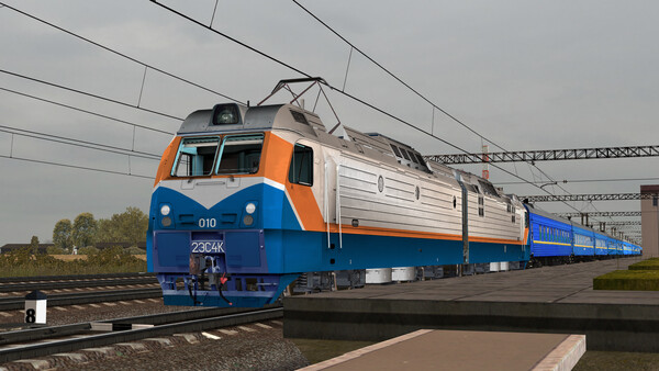 ZDSimulator - 2ES4k Locomotive — скриншот 1