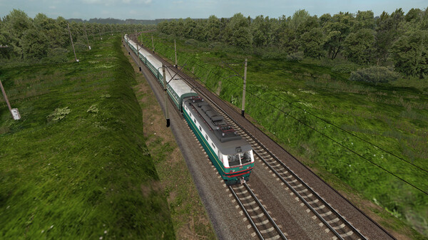 Скриншот из ZDSimulator - ChS2K Locomotive