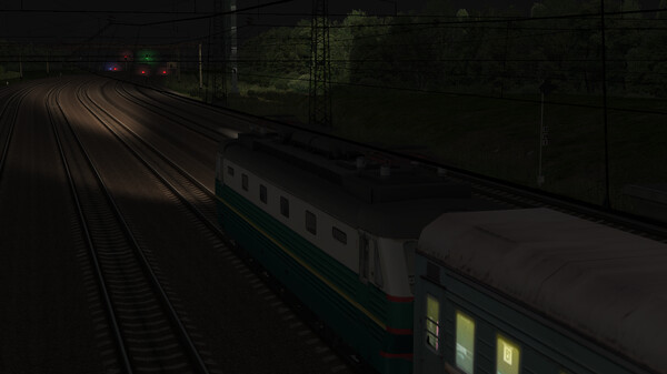 Скриншот из ZDSimulator - ChS2K Locomotive