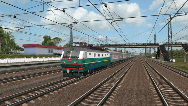 Скриншот из ZDSimulator - ChS2K Locomotive