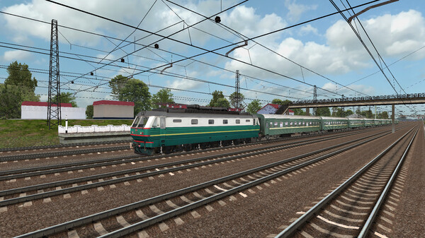 Скриншот из ZDSimulator - ChS2K Locomotive