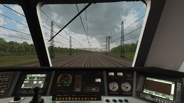 Скриншот из ZDSimulator - ChS2K Locomotive