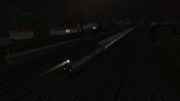 Скриншот из ZDSimulator - ChS2K Locomotive
