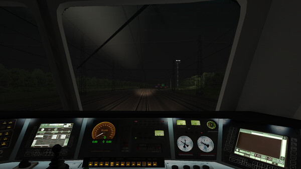 Скриншот из ZDSimulator - ChS2K Locomotive