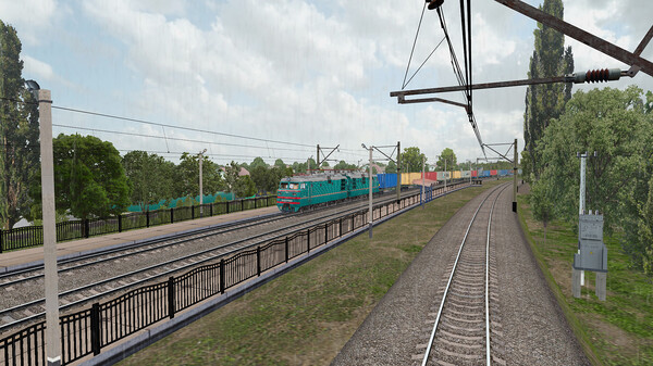 Скриншот из ZDSimulator - Dnipro-Lozova Route