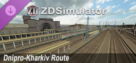ZDSimulator - Dnipro-Kharkiv (to Lozova) Route