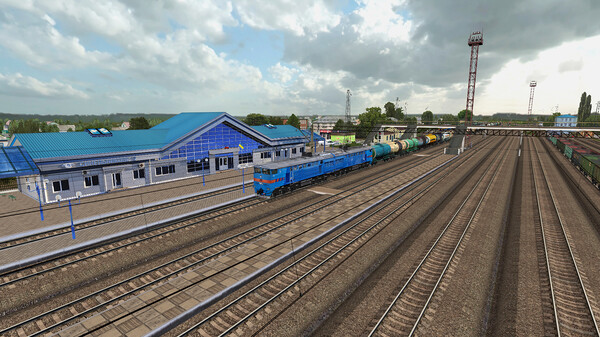 ZDSimulator - Dnipro-Kharkiv (to Lozova) Route