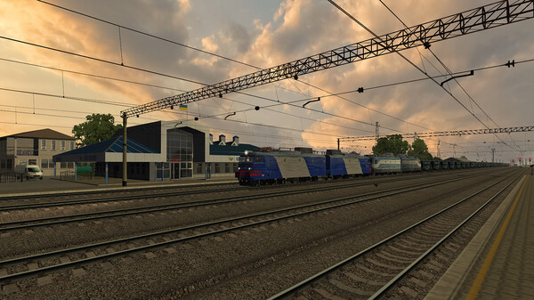 Скриншот из ZDSimulator - Dnipro-Lozova Route