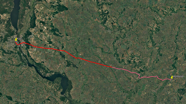 ZDSimulator - Kyiv-Myrhorod Route