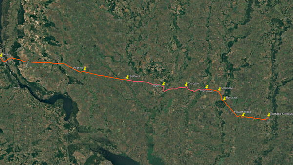 ZDSimulator - Kyiv-Myrhorod Route — скриншот 1
