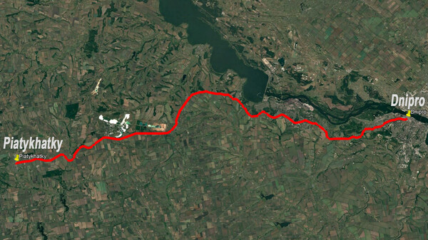 Скриншот из ZDSimulator - Piatykhatky-Dnipro Route