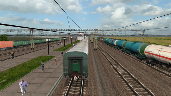 Скриншот из ZDSimulator - Piatykhatky-Dnipro Route