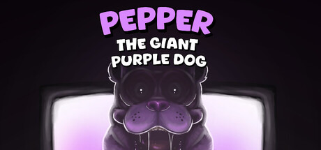 Pepper the Giant Purple Dog