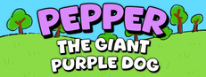 Pepper the Giant Purple Dog Banner