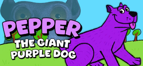 Pepper the Giant Purple Dog