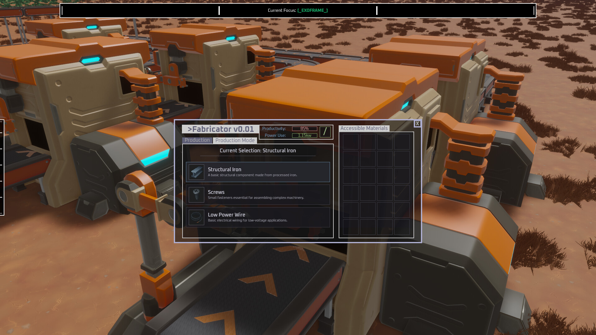 Exofactory screenshot #2