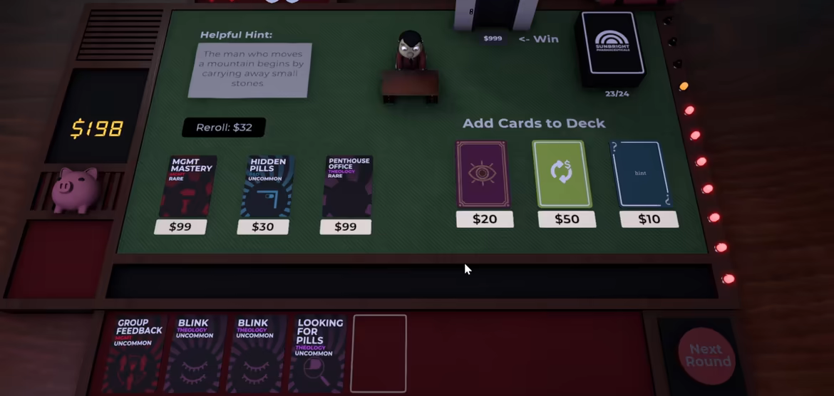 Mr Magpie's Harmless Card Game video 3