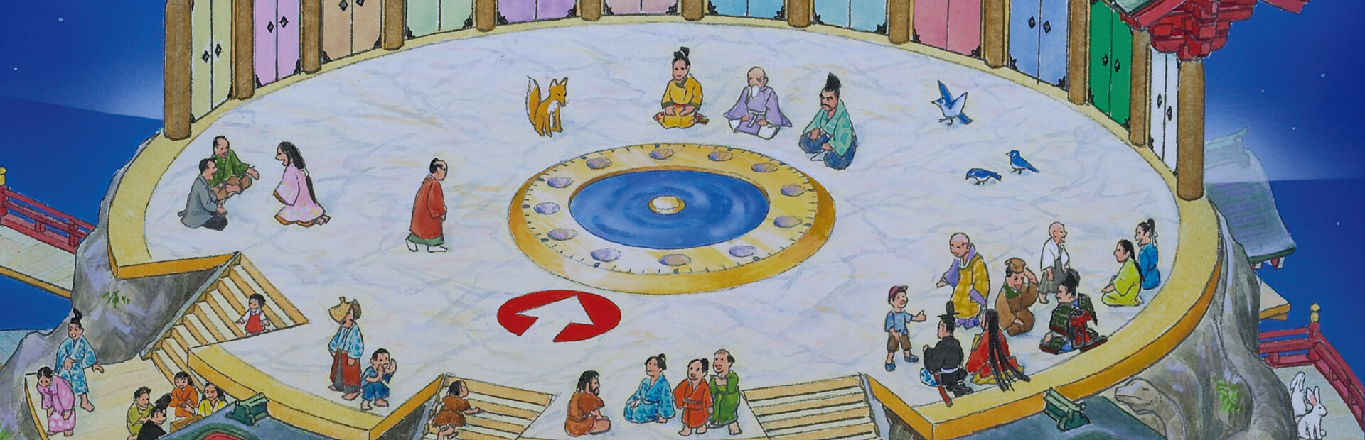 時の迷路 ~恐竜時代から江戸時代まで~ 作・絵 香川元太郎