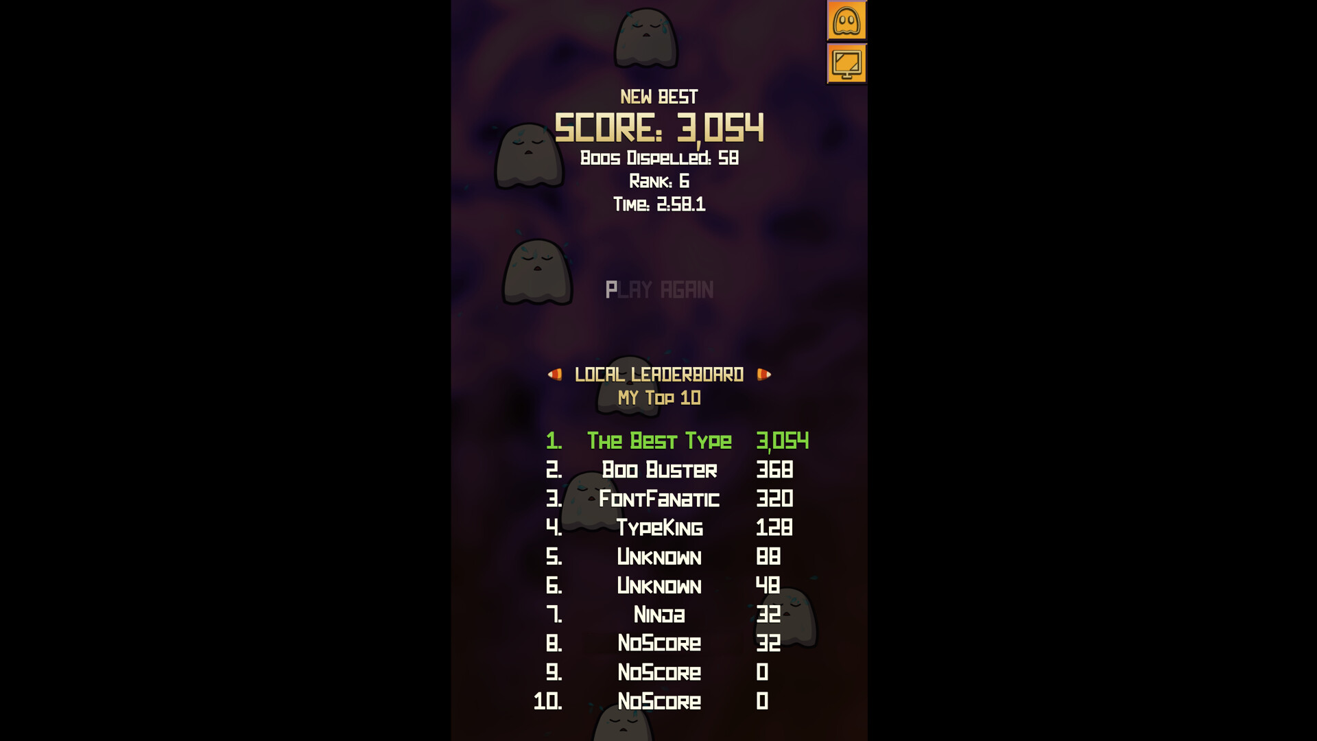 Typing With Ghostie screenshot 2