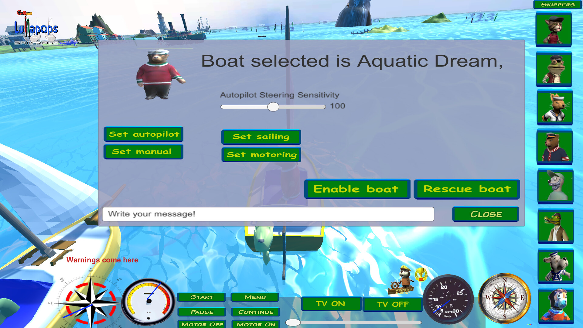 Lullapops Sail Race screenshot #4
