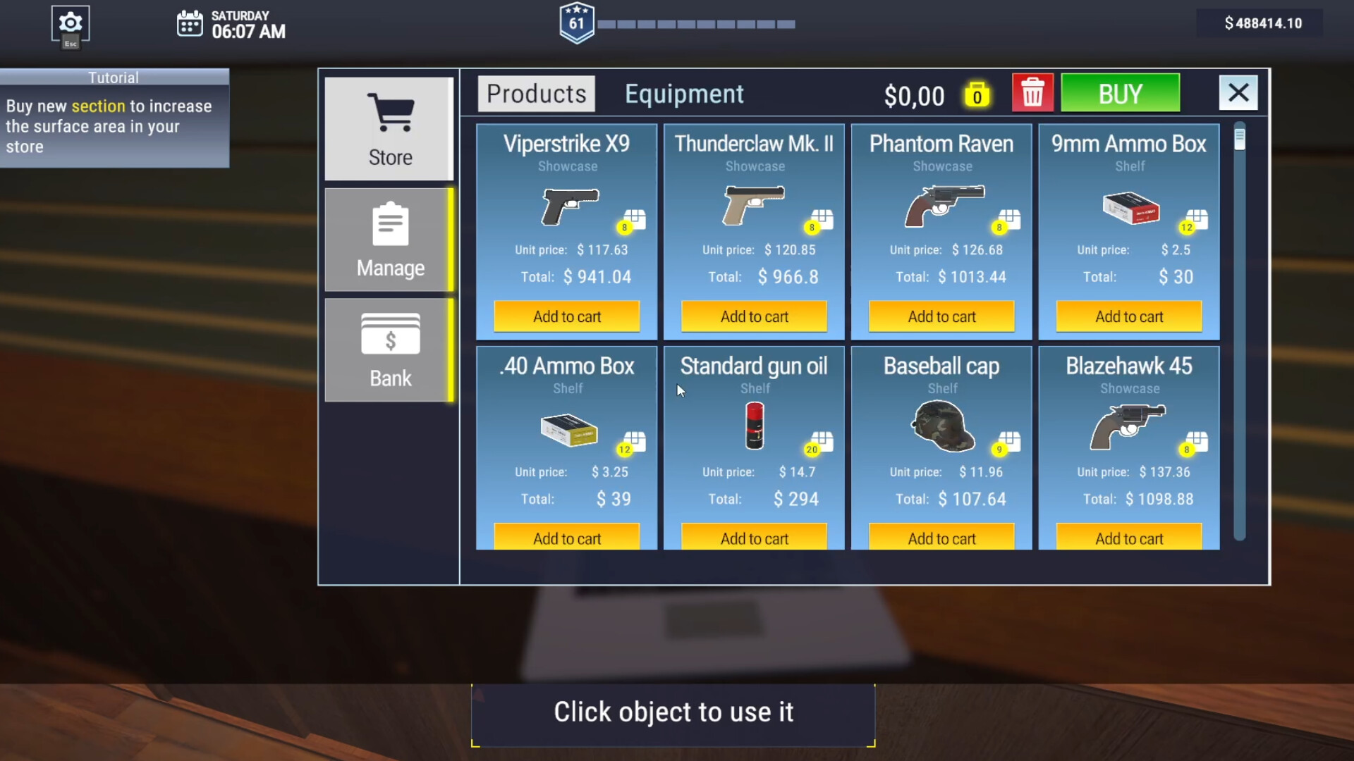 #5. Gun Center Simulator (Steam) By: Games Incubator