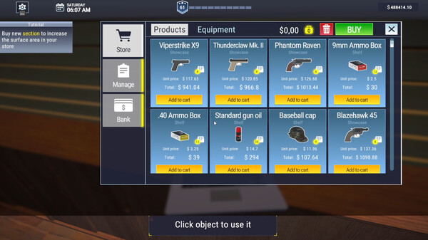 Gun Center Simulator.