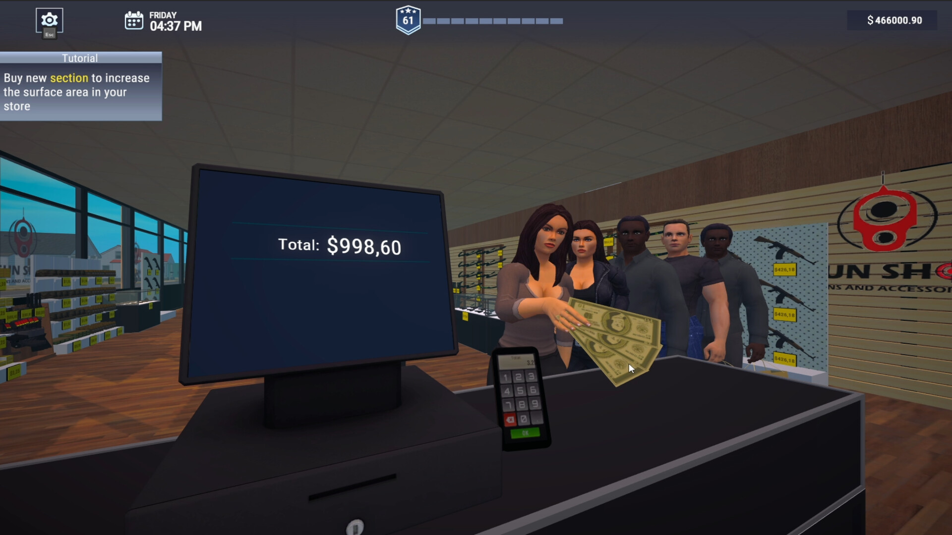 #2. Gun Center Simulator (Steam) By: Games Incubator