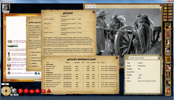 Fantasy Grounds - Savage Worlds Setting: All for One - Regime Diabolique