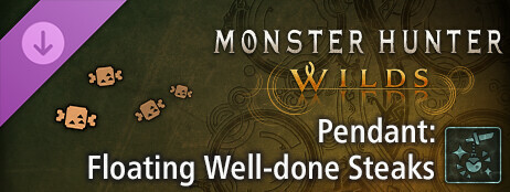 Monster Hunter Wilds - Pendant: Floating Well-done Steaks cover art