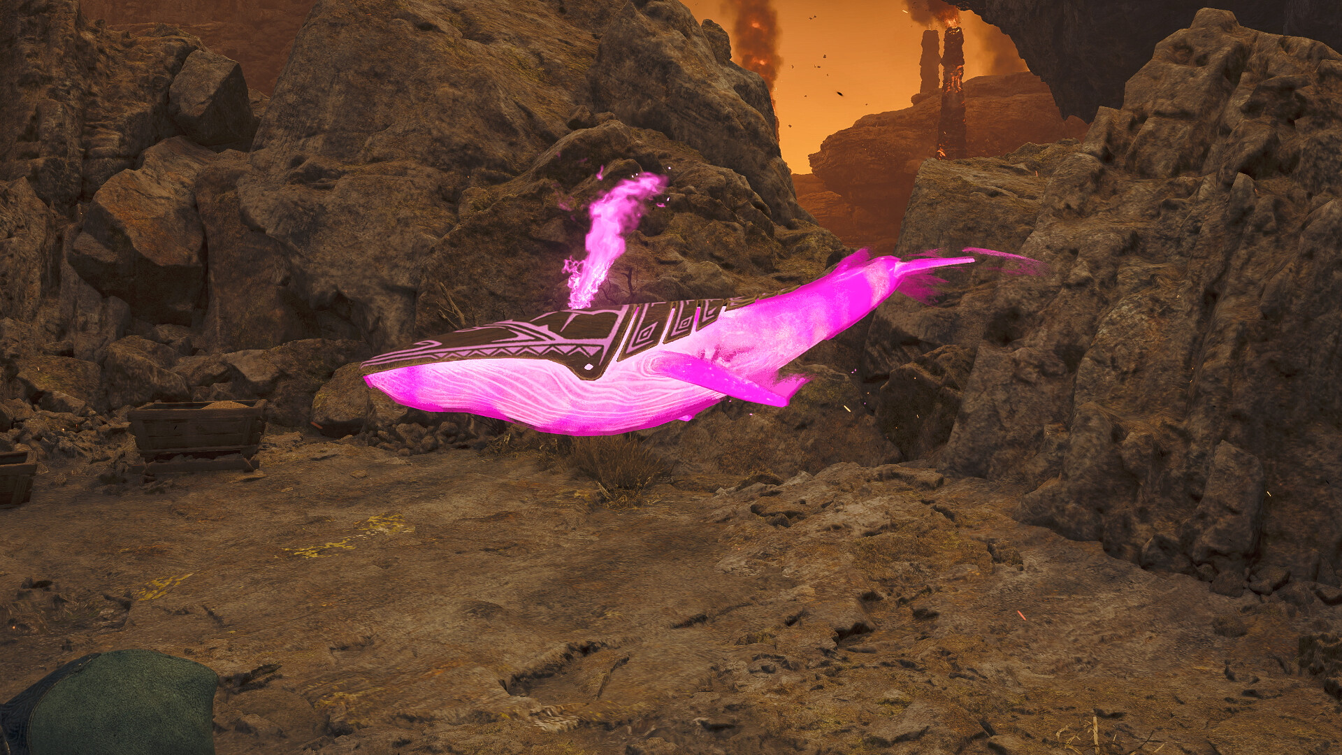 Monster Hunter Wilds - Pendant: Pink Flamefete Spirit Featured Screenshot #1