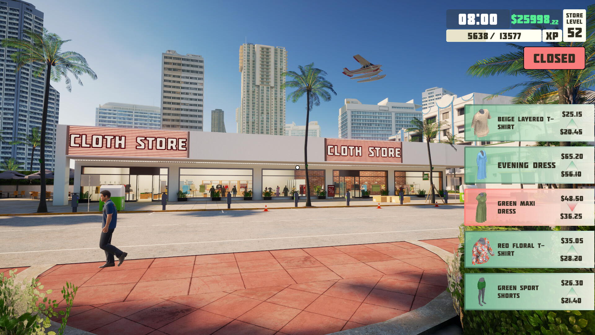siMarket Cloth Store Simulator