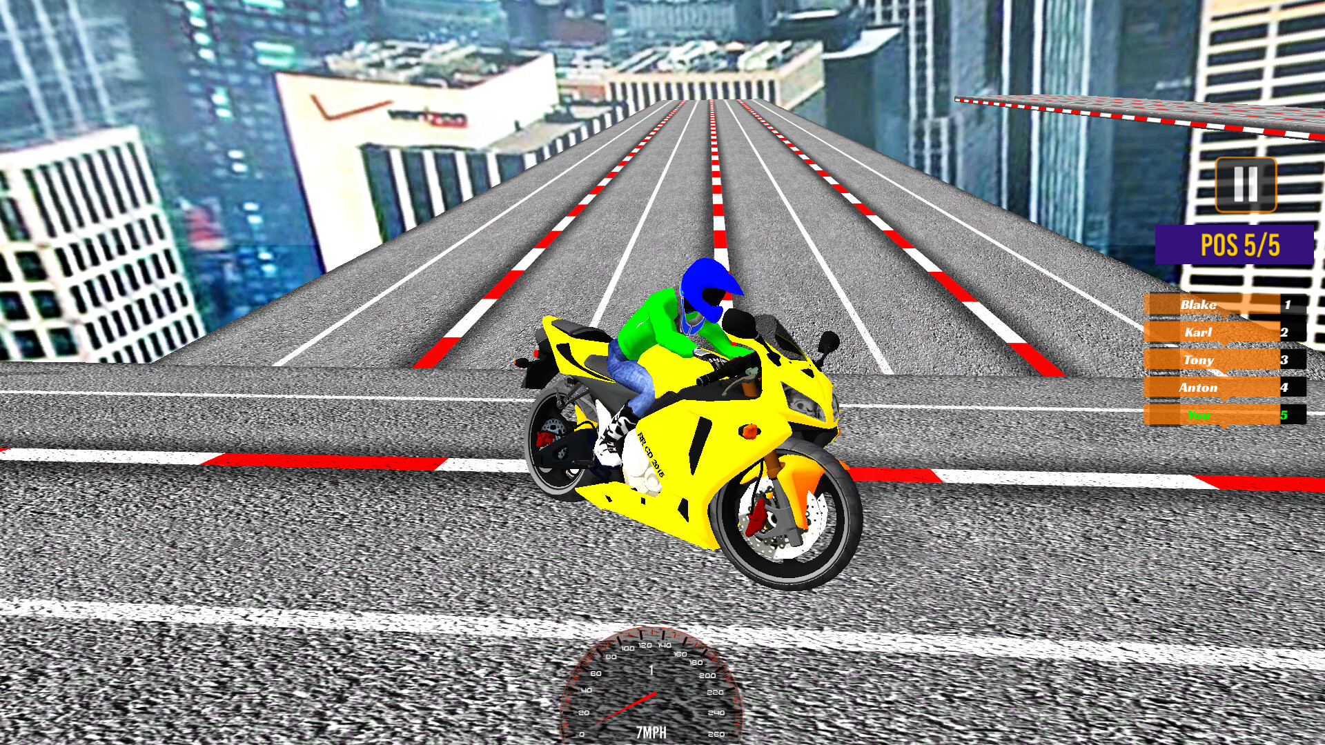 Impossible Moto Sim screenshot #8