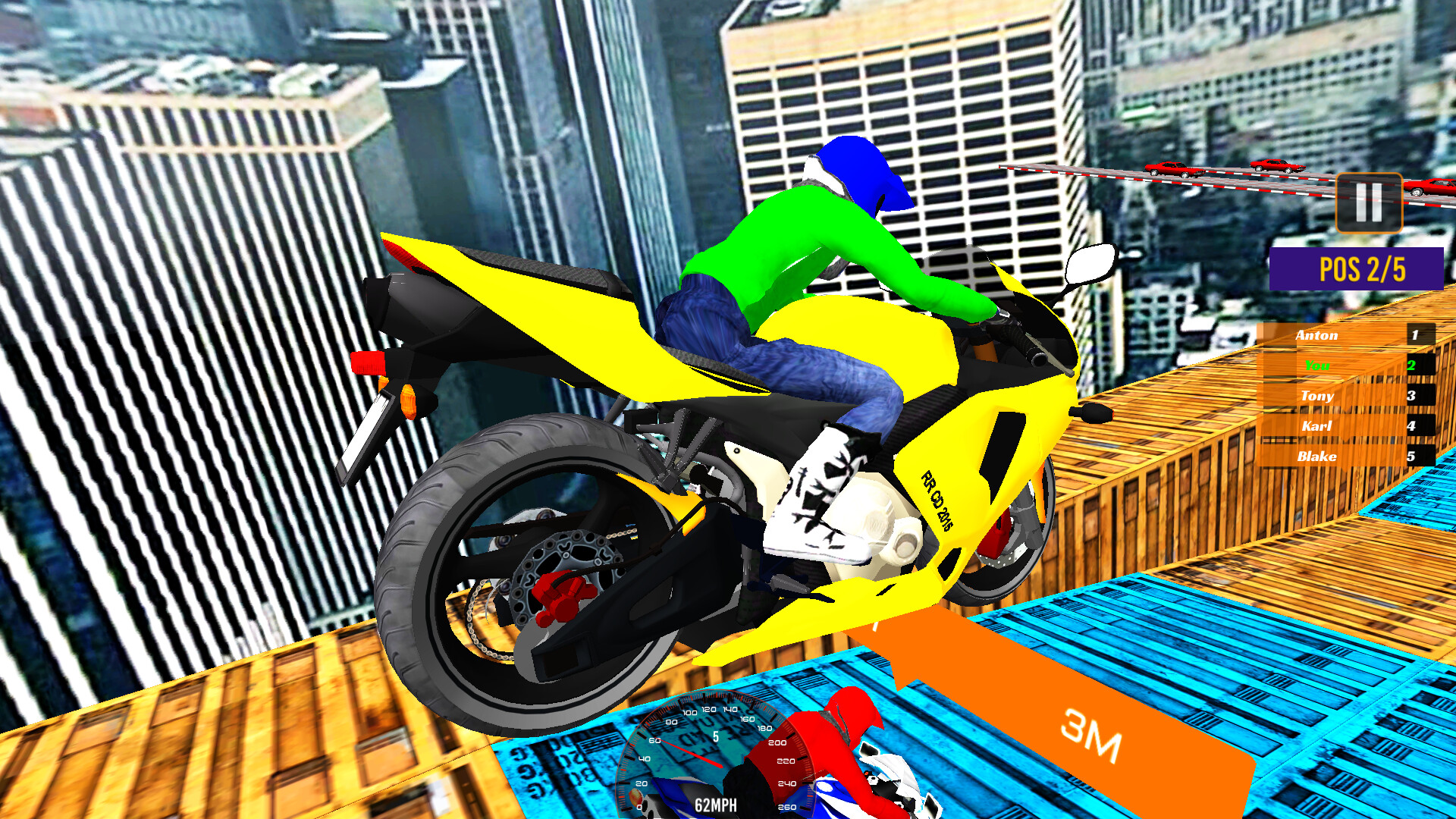 Impossible Moto Sim screenshot #4