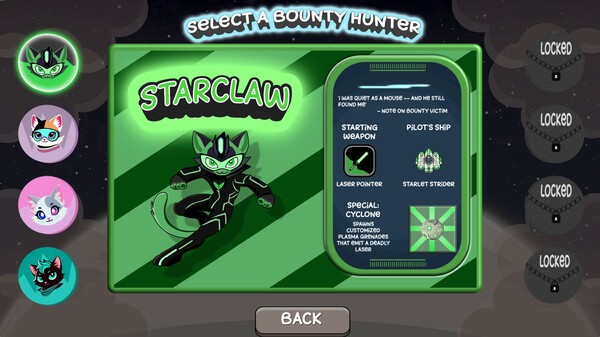 Screenshot of Cosmic Tails