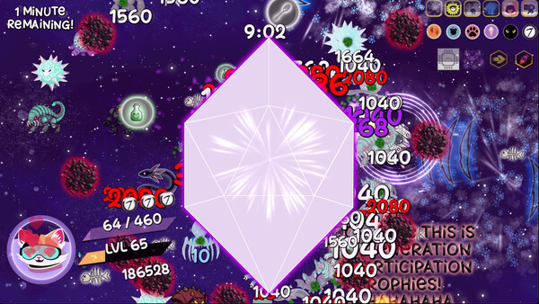 Screenshot of Cosmic Tails