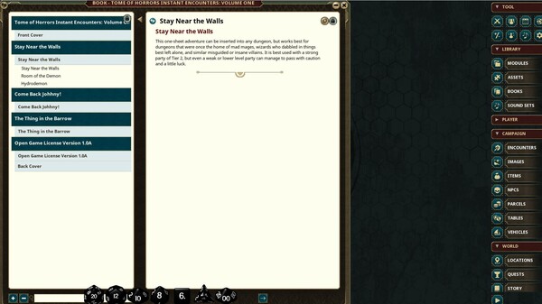 Fantasy Grounds - Tome of Horrors Instant Encounters Volume One (5E)
