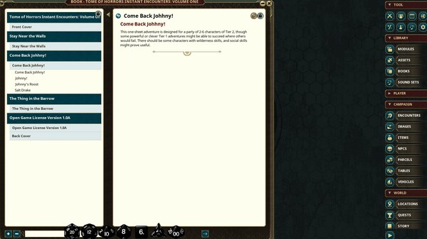 Fantasy Grounds - Tome of Horrors Instant Encounters Volume One (5E)