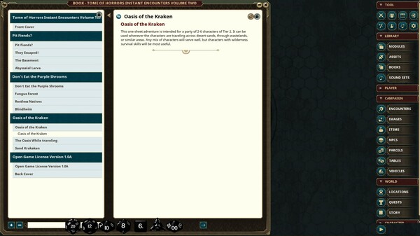 Fantasy Grounds - Tome of Horrors Instant Encounters Volume Two (5E)