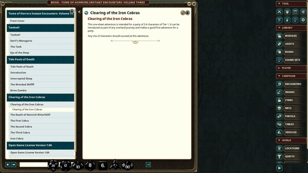 Fantasy Grounds - Tome of Horrors Instant Encounters Volume Three (5E)