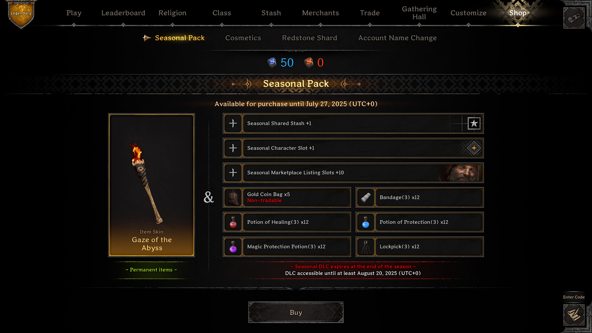 Dark and Darker - EA#6 Seasonal Pack Featured Screenshot #1